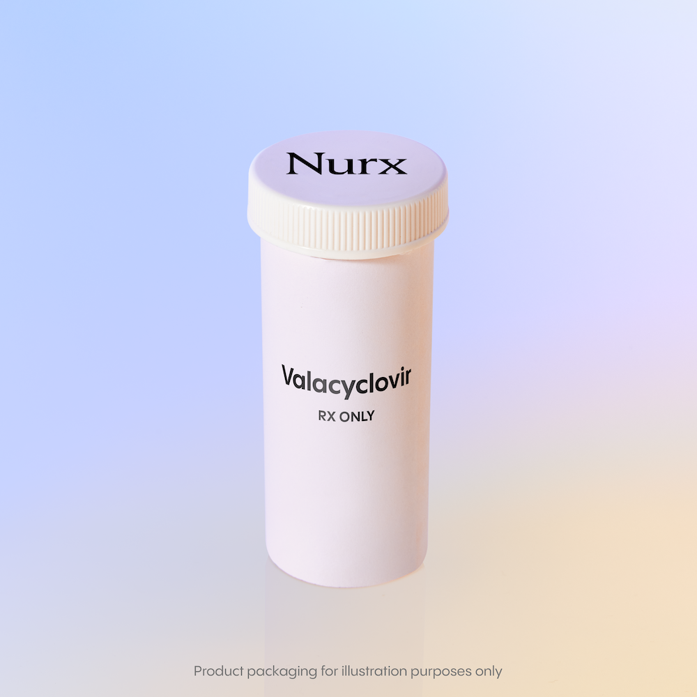 A white prescription bottle labeled 