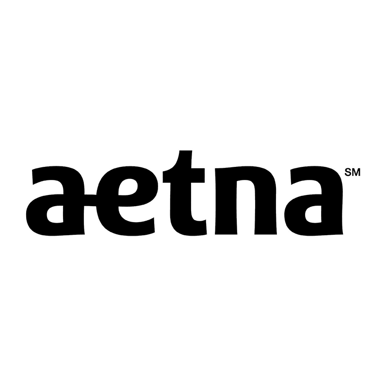 Aetna logo in black text on a white background.