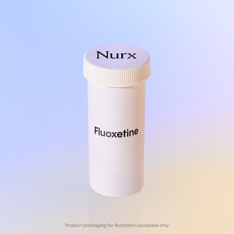 White prescription bottle labeled 