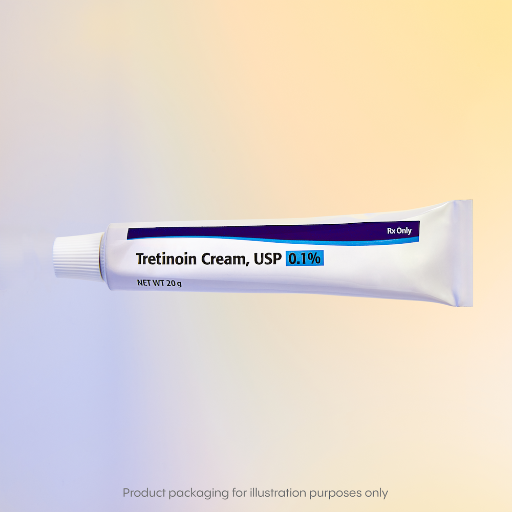 Tretinoin Cream: A tube labeled 