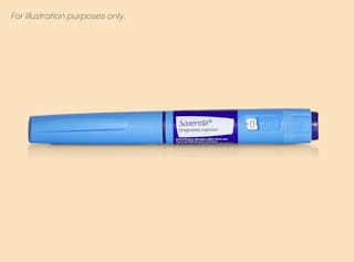 Image Illustrating 'Saxenda®(liraglutide)<sup>4</sup>'