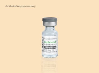 Image Illustrating 'Zepbound®(tirzepatide)<sup>2</sup> single-dose vials'