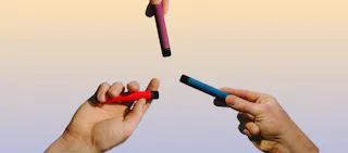 Image illustrating 'Does vaping alleviate anxiety or stress?'