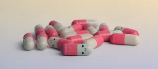 Image illustrating '5 types of antidepressants'