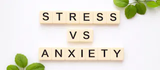 Image illustrating 'Stress vs anxiety explained (simply)'